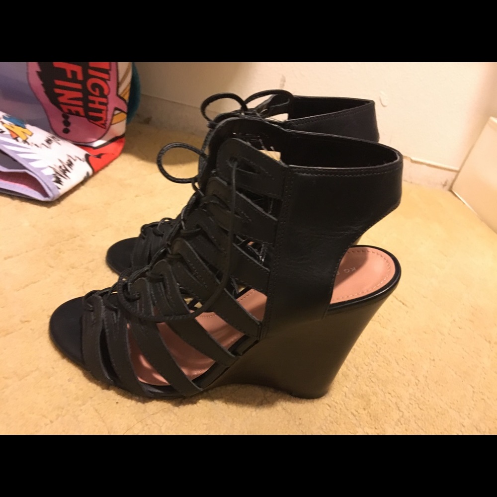 Leather High heel sandal